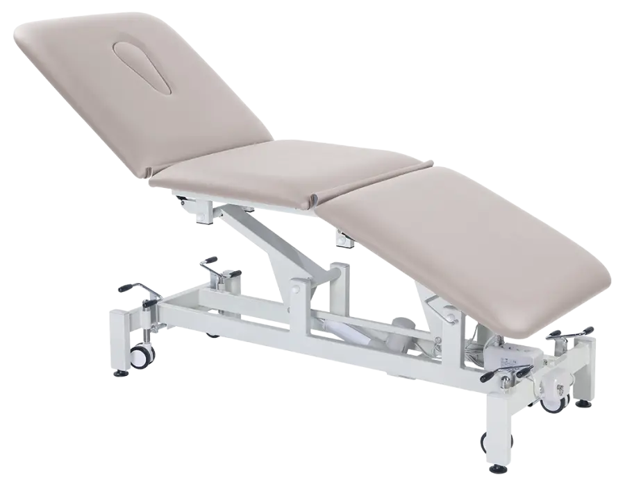 OPTIMED 3 - 250 kg, elektrické vyšetřovací lehátko, 3-segmentové, Medi SK světle šedá