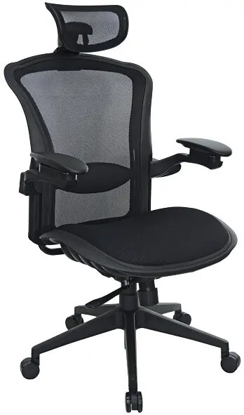 CARBON židle kancelářská, celočerná