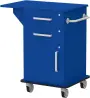VIZITA 01 D mobilní vozík vizitový, korpus královská modř, čílka královská modř