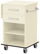 VIZITA 01 N mobilní vozík vizitový, korpus smetanová, čílka smetanová