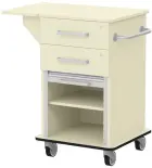 VIZITA 01 R mobilní vozík vizitový, korpus smetanový, čílka smetanová