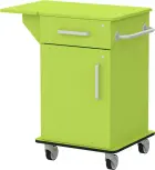 VIZITA 02 D mobilní vozík vizitový, korpus jarní zeleň, čílka jarní zeleň