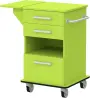 VIZITA 02 N mobilní vozík vizitový, korpus jarní zeleň, čílka jarní zeleň