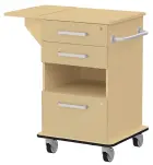 VIZITA 02 N mobilní vozík vizitový, korpus javor horský, čílka javor horský