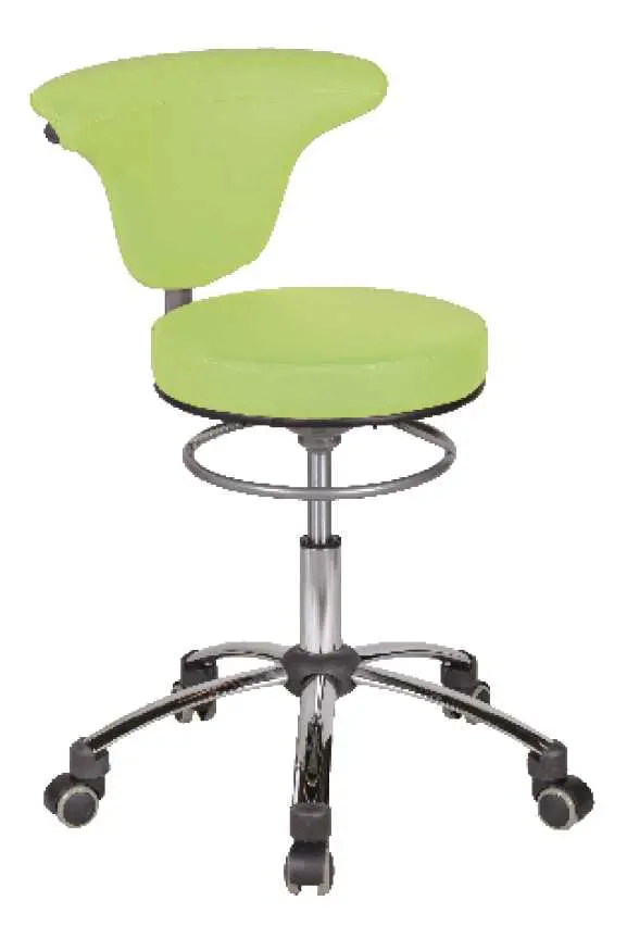 LZ 37 židle lékařská, kříž chrom, ekokůže, pistáciová