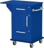 VIZITA 03 D mobilní vozík vizitový, korpus královská modř, čílka královská modř