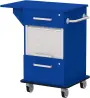 VIZITA 03 R mobilní vozík vizitový, korpus královská modř, čílka královská modř