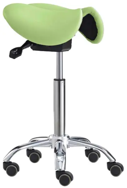 LZ 08  židle lékařská, kříž chrom, ekokůže, pistáciová