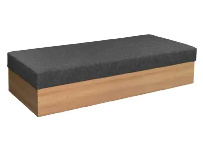 DITA rošt, válenda korpus lamino BUK, látka BEST 06 - látka tm.šedý melír