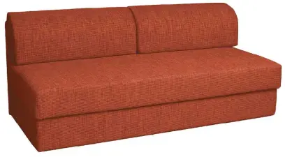 MARIANA S OPĚRKOU rošt, válenda celočalouněná, látka BEST 10 - látka cihlová