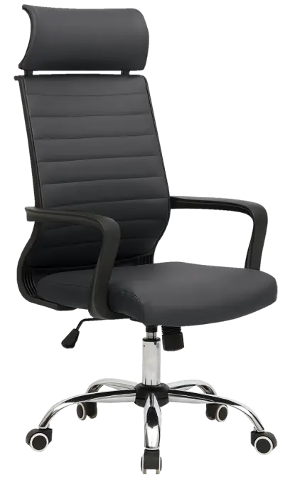 VISTA židle kancelářská, PU černá