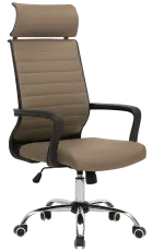 VISTA židle kancelářská, PU béžová