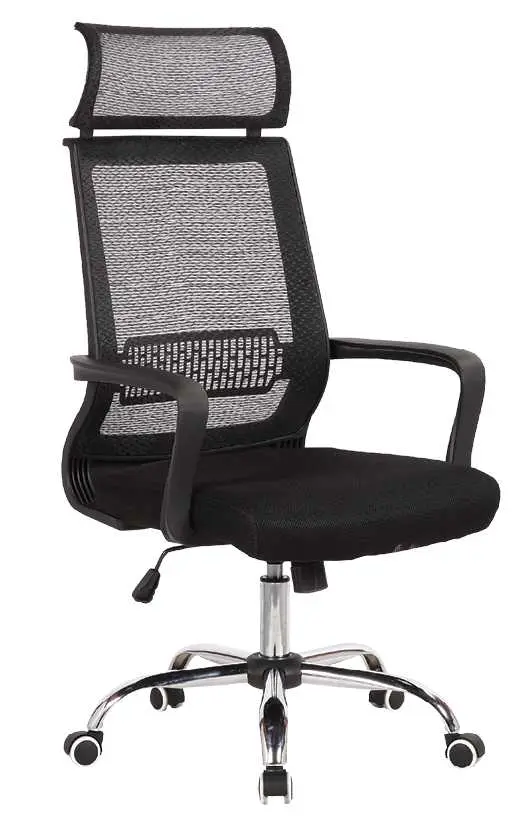 LAUREN židle kancelářská, kříž chrom, MESH černá