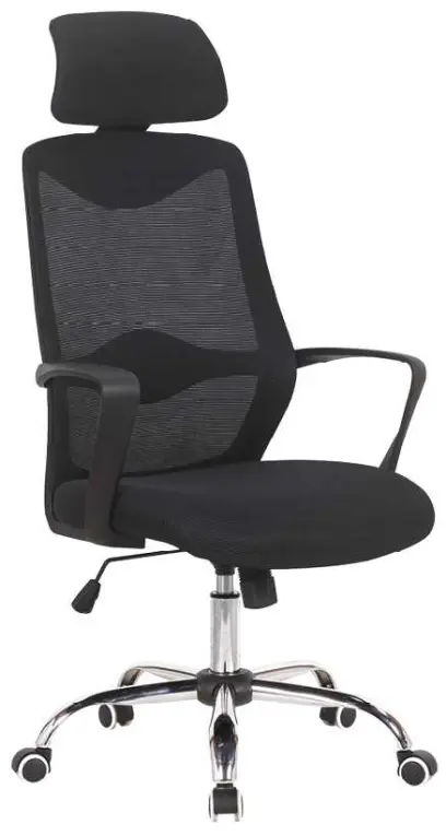 AVANTI židle kancelářská, kříž chrom, MESH černá