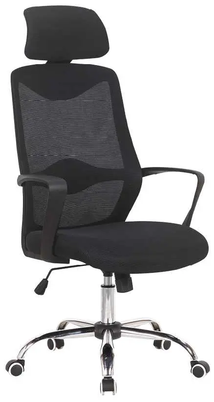 AVANTI židle kancelářská, kříž chrom, MESH černá