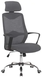 AVANTI židle kancelářská, kříž chrom, MESH šedá