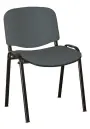 ALTAMIRA židle konferenční, kostra černá, látka SUE 24 tmavě šedá