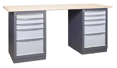 SDU 7 250/70 stůl, 2x  5-ti zás.kontejner, spárovka s. 40 mm