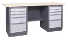 SDU 7 250/80 stůl, 2x 5-ti zás.kontejner, spárovka s. 40 mm