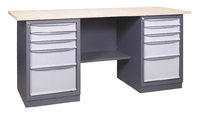 SDU 7 250/80 stůl, 2x 5-ti zás.kontejner, spárovka s. 40 mm