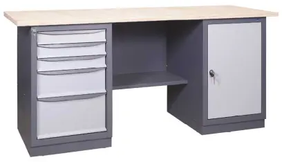 SDU 6 200/80 stůl, skřínka + kontejner, spárovka s. 40 mm