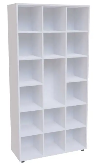 TETRIS N B - skříňka, základní modul vysoký, bílá