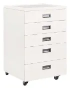 DENTAL 1 vozík asistenční, korpus bílá, čílka bílá