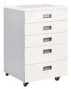 DENTAL 1 vozík asistenční, korpus šedá, čílka bílá