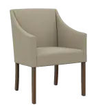 NOVA křeslo, moření - ořech, látka béžová