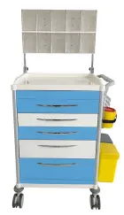 OVM - 03 vozík zdravotnický, modrá/bílá