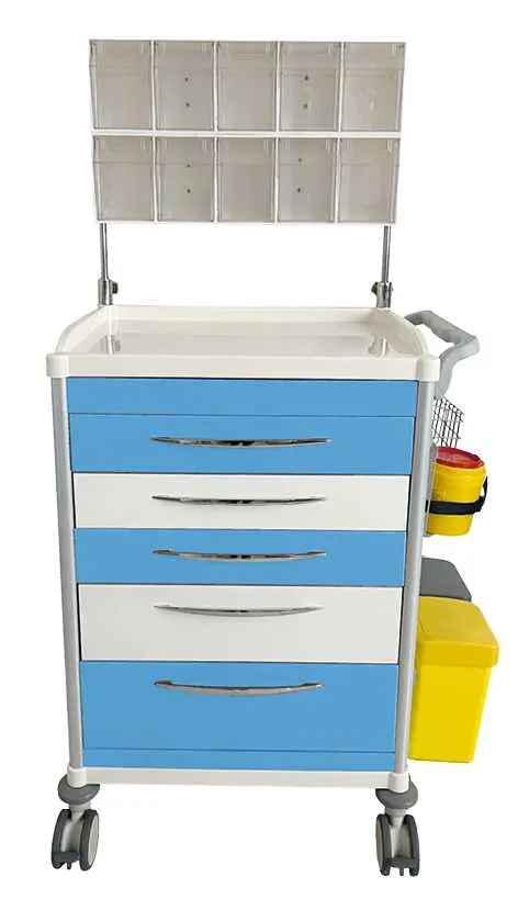 OVM - 03 vozík zdravotnický, modrá/bílá