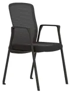 MARTA - B židle konferenční, černá