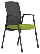 MARTA - B židle konferenční, zelená