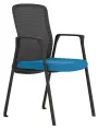 MARTA - B židle konferenční, modrá