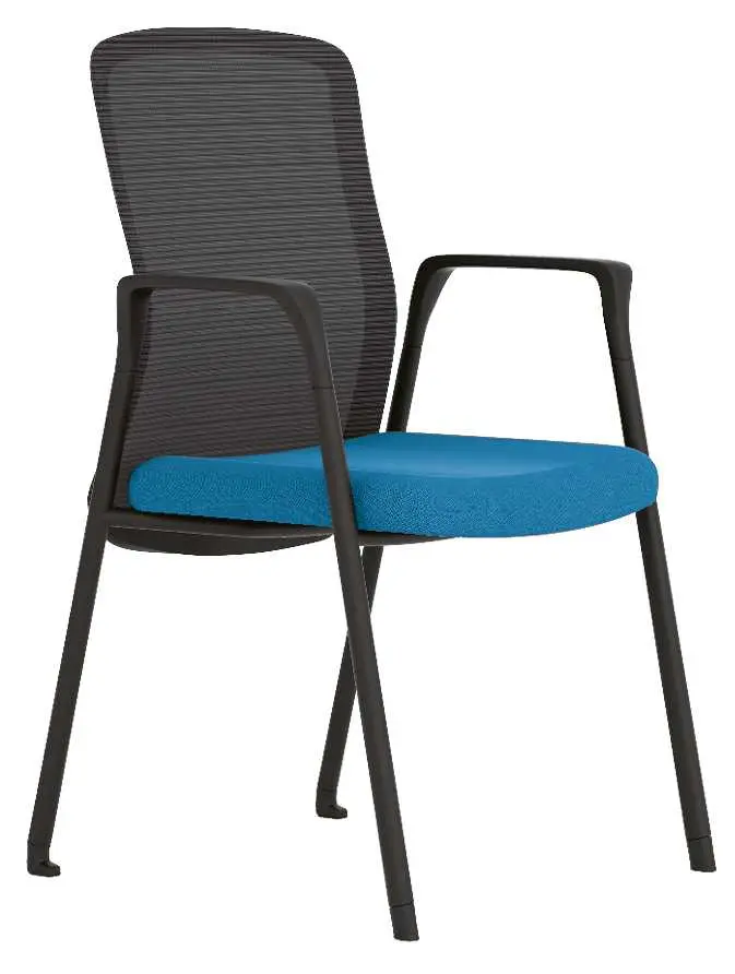 MARTA - B židle konferenční, modrá