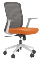 KEVIN - W židle kancelářská, oranžová