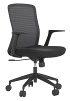 KEVIN - B židle kancelářská, černá