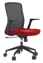 KEVIN - B židle kancelářská, červená
