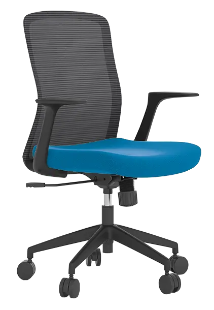 KEVIN - B židle kancelářská, modrá