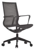 VIKTORIE - B kancelářská židle, černý kříž nylon, mesh černá