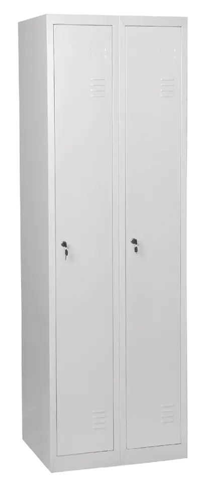 JP - 600 skříň šatní, 1850x600x500 mm, 2-dílná, šedá JP - 600 skříň šatní, 1850x600x500 mm, 2-dílná, šedá