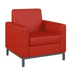 SALOME 1 křeslo, koženka červená