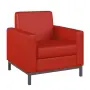 SALOME 1 křeslo, koženka červená