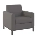 SALOME 1 křeslo, látka tmavě šedá
