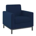 SALOME 1 křeslo, látka tmavě modrý melír
