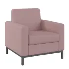 SALOME 1 křeslo, látka hnědo-purpurová