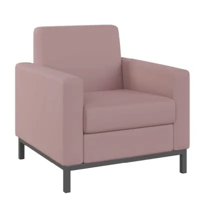 SALOME 1 křeslo, látka hnědo-purpurová