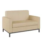 SALOME 2 pohovka, koženka krémová