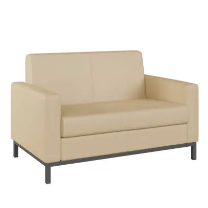 SALOME 2 pohovka, koženka krémová