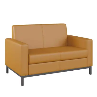 SALOME 2 pohovka, koženka světle hnědá